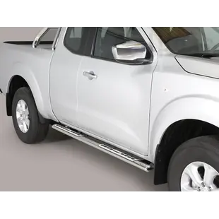 Misutonida Side Bar - 1 pair, with design steps, oval - Navara E/C 2016