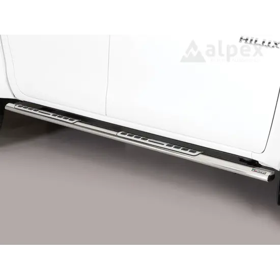 Misutonida Misutonida Side Bar - 1 pair, with design steps, oval - Hilux D/C 2016