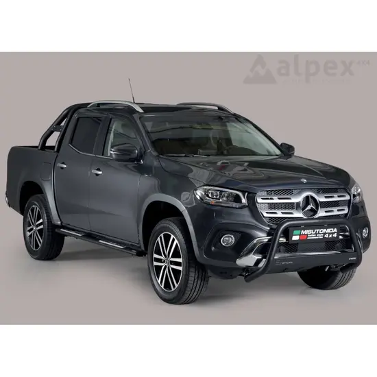 Misutonida Misutonida Side Bar - 1 pair, with design steps, oval - black - X-Class D/C 2017