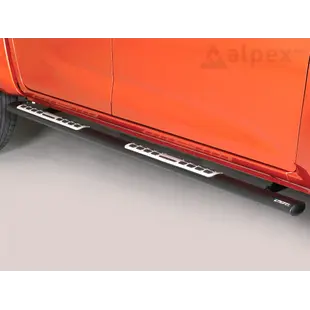 Misutonida Side Bar - 1 pair, with design steps, oval - black - D-Max D/C 2020