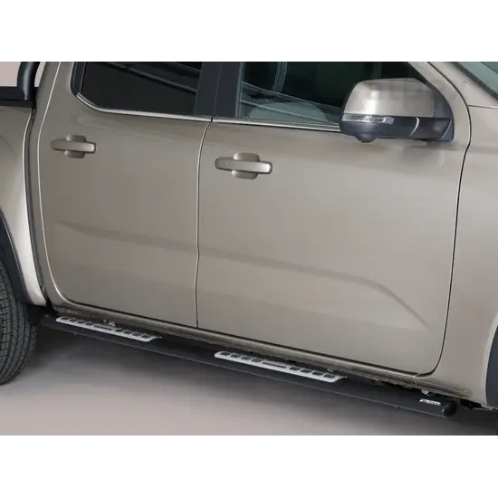 Misutonida Misutonida Side Bar - 1 pair, with design steps, oval - black - Amarok D/C 2023