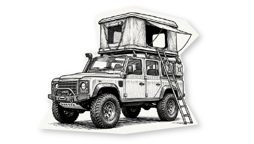 Offroad camping artikelen en accessoires