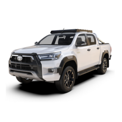 Front Runner Toyota Hilux Double Cab (2016-Current) Slimsport Roof Rack Kit / Light Bar Ready