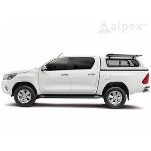 Aeroklas Stylish hardtop - pop-up side window - painted - Toyota D/C 2016-