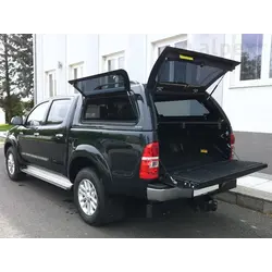 Aeroklas Stylish hardtop - pop-up side window - without central locking - painted - Toyota D/C 2005-2015