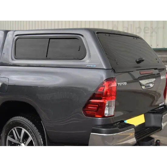 Aeroklas Aeroklas Stylish hardtop - sliding side window - primer - Toyota D/C 2016-
