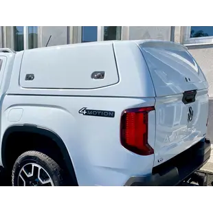 Aeroklas Work hardtop - pop-up side door - 2E2E; L9F0 clear white - Amarok D/C 2023-