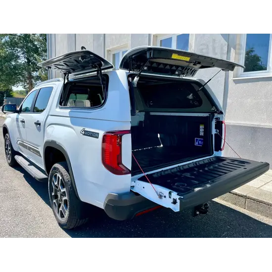 Aeroklas Aeroklas Work hardtop - pop-up side door - 2E2E; L9F0 clear white - Amarok D/C 2023-