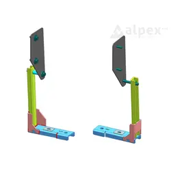 J-brace Truck Bed Reinforcement set - Ford/VW 2023+, Aeroklas