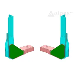 J-brace Truck Bed Reinforcement set - Ford Raptor 2023+, Ford original