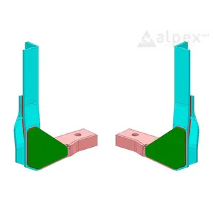 J-brace Truck Bed Reinforcement set - Ford Raptor 2023+, Ford original