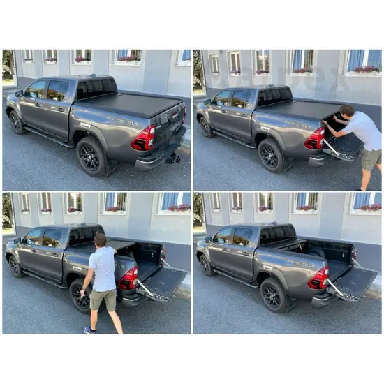 Mountain Top RealTruck Mountain Top EVOm Manual Roll Cover - black - Toyota D/C 2016-, 2026-