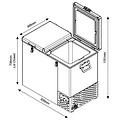 National Luna National Luna NL110 Legacy Smart QC Dual Koelkast & Vriezer 12V/24V