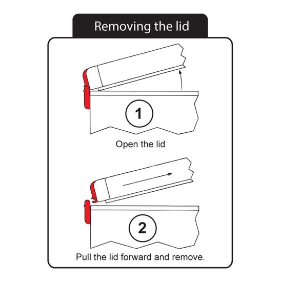 National Luna National Luna Afneembare Rode Scharnieren
