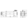 T-Max T-MAX WINCH/LIER XP 12500 (5665KG) 12V X POWER SERIE (KABEL)