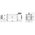 T-Max T-MAX EW9500S MUSCLEFIT LIER (4309KG) 12V - Synthetisch touw