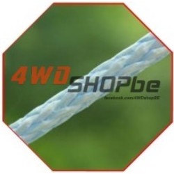 Bow rope 12mm x 30.5m (100') ready rigged with safety hook