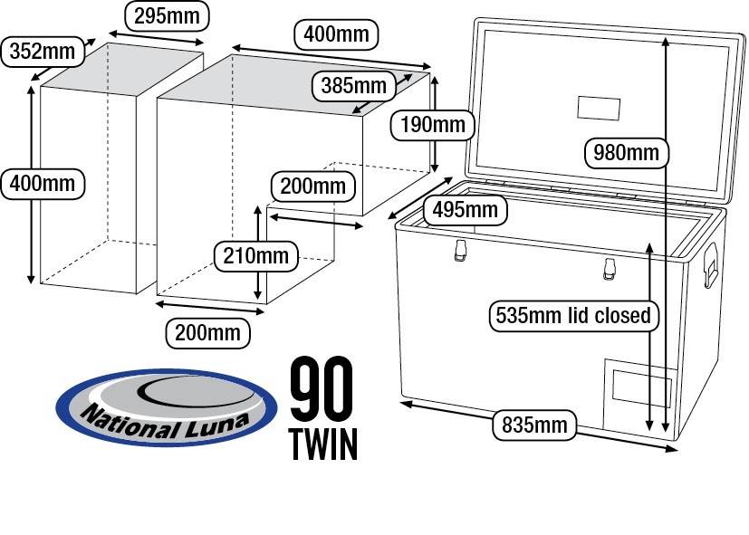 national luna 90l twin