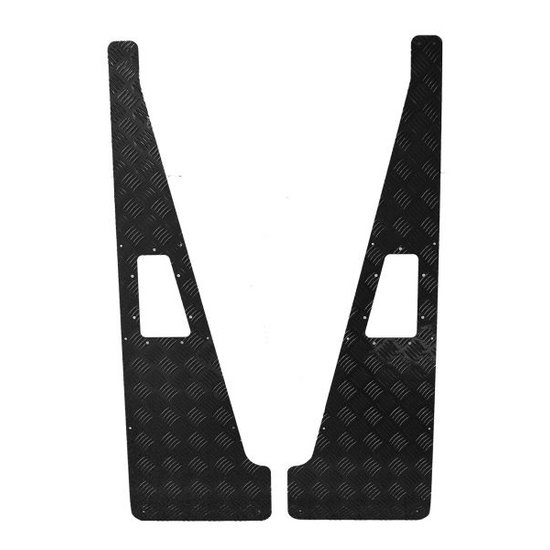 Raptor 4x4 Wing Top Traanplaat Aluminium 2mm