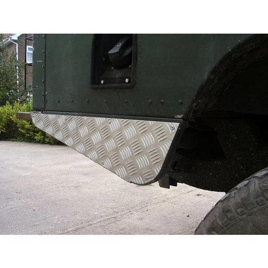 Raptor 4x4 Hoek Traanplaat 3mm Defender 110