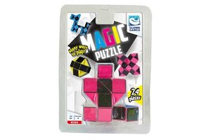Clown Games Magic Puzzle 3D 24-delig roze