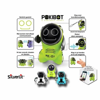 Silverlit PokiBot robot - groen