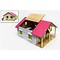 Kids Globe Paardenstal hout met 2 boxen en berging  - roze