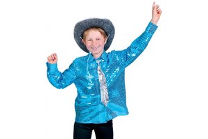 Disco Hemd Blauw