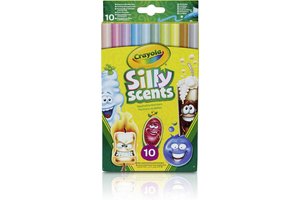 Crayola Silly Scents - Geurstiften met dunne punt (10stuks)