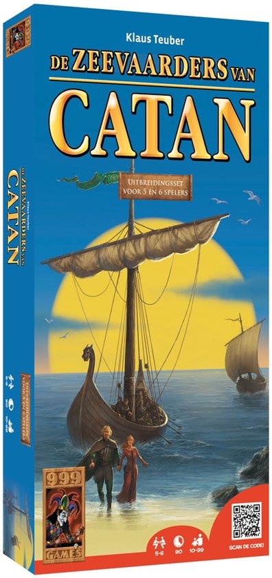 Kolonisten van Catan - De Zeevaarders 5/6 spelers - t Vier