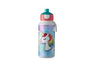 mepal Drinkfles campus pop-up 400ml - unicorn