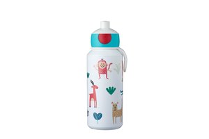 mepal drinkfles pop-up campus 400 ml - animal friends