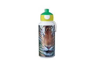 mepal Drinkfles campus pop-up 400ml - Animal Planet Tijger