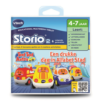 VTech VTech Storio Game Toet Toet auto's een drukke dag in Alfabet stad