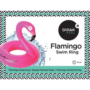 Didak Pool Flamingo Swim Ring Didak - 110cm