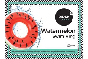 Didak Pool Watermelon Swim Ring Didak - 110cm