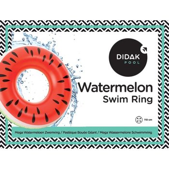 Didak Pool Watermelon Swim Ring Didak - 110cm