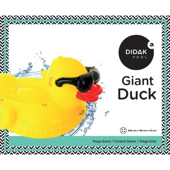 Didak Pool Giant Duck Didak - 206x193x112cm