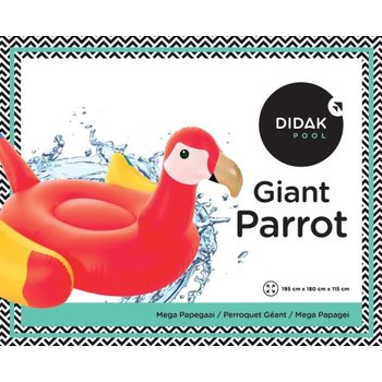 Didak Pool Giant Parrot Float Didak - 195x180x115cm