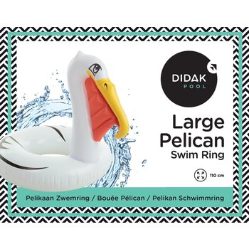 Didak Pool Large Pelican Swim Ring Didak - 110cm