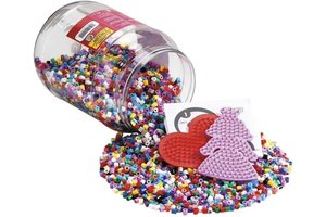 Hama Strijkkralen + grondplaat in pot - Princess 7000stuks