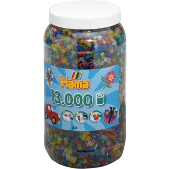 Hama Strijkkralen Hama Strijkkralen in pot - Transparantmix (053) 13000stuks
