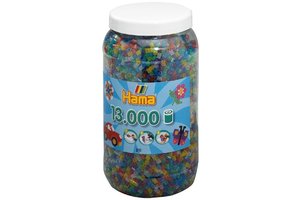 Hama Strijkkralen in pot - Glittermix (054) 13000stuks
