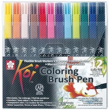 Sakura Koi Coloring Brush Pen - 12stuks