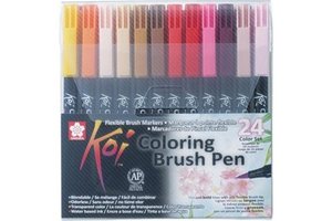 Sakura Koi Coloring Brush Pen - 24stuks