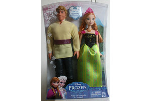 Mattel Frozen Anna en Kristoff