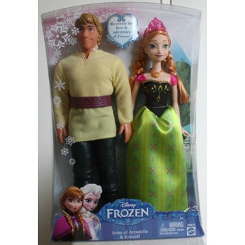Mattel Frozen Anna en Kristoff