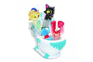 Spin Master Flush Force - Collect-A-Bowl (mega WC) met 4 Flushie-figuren (Serie 1)