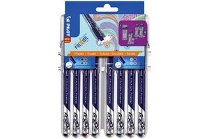 Pilot FriXion Fineliner 1,3mm - 8stuks "Fun + Basic"