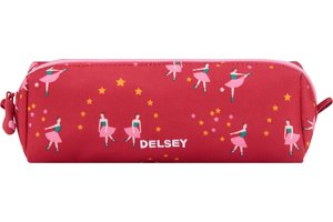 Delsey Pennenetui (rond) 1-vaks - Ballerina (roze)